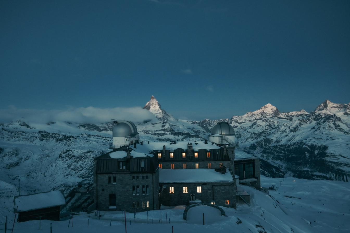 Alpine dusk over Gornergrat